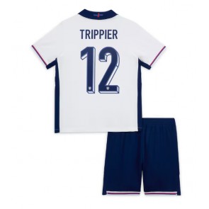 England Kieran Trippier #12 Replika Babytøj Hjemmebanesæt Børn EM 2024 Kortærmet (+ Korte bukser)